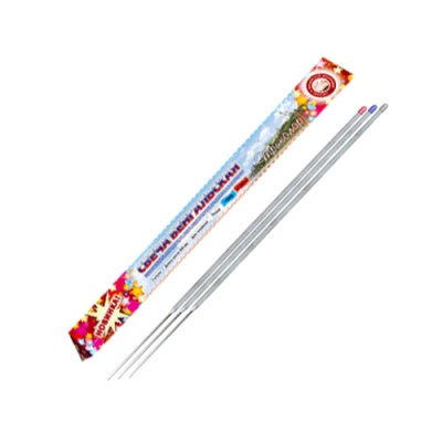 Триколор 300 мм. Бенгальские огни цветные купить в Кизеле | kizel.salutsklad.ru