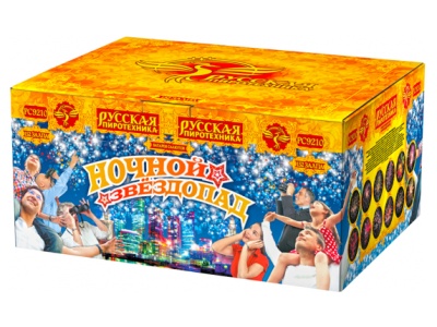 Ночной звездопад Комбинированный Фейерверк купить в Кизеле | kizel.salutsklad.ru