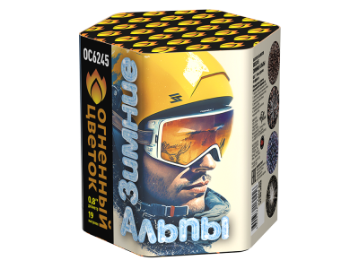 Зимние Альпы Батарея салютов купить в Кизеле | kizel.salutsklad.ru