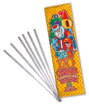 170 мм. Экстра Бенгальские огни купить в Кизеле | kizel.salutsklad.ru