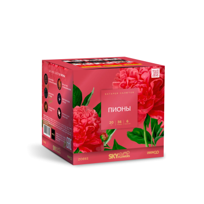 Пионы Салют купить в Кизеле | kizel.salutsklad.ru