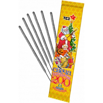 200 мм. Бенгальские огни купить в Кизеле | kizel.salutsklad.ru